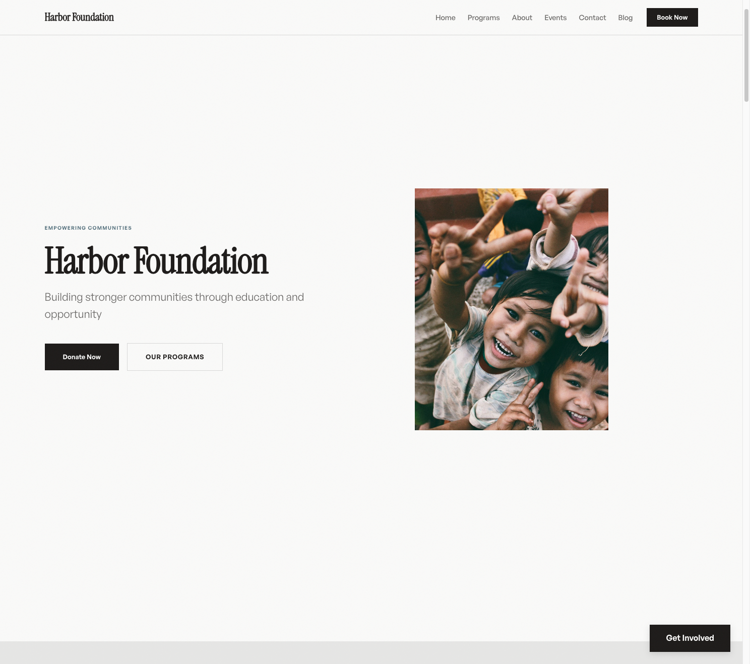 WebSwift template - Harbor Foundation